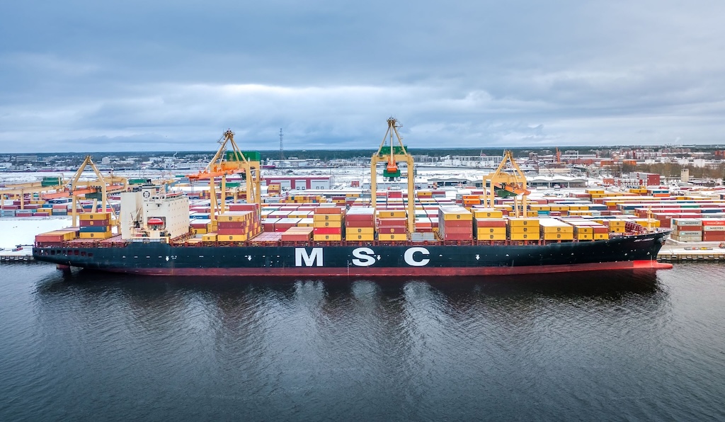 Baltic Container Terminal handles largest container vessel to date
